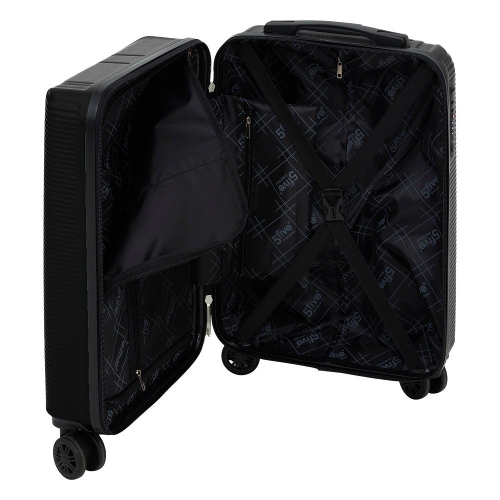 5five-suitcase-8-wheel-abs-large-size-black
