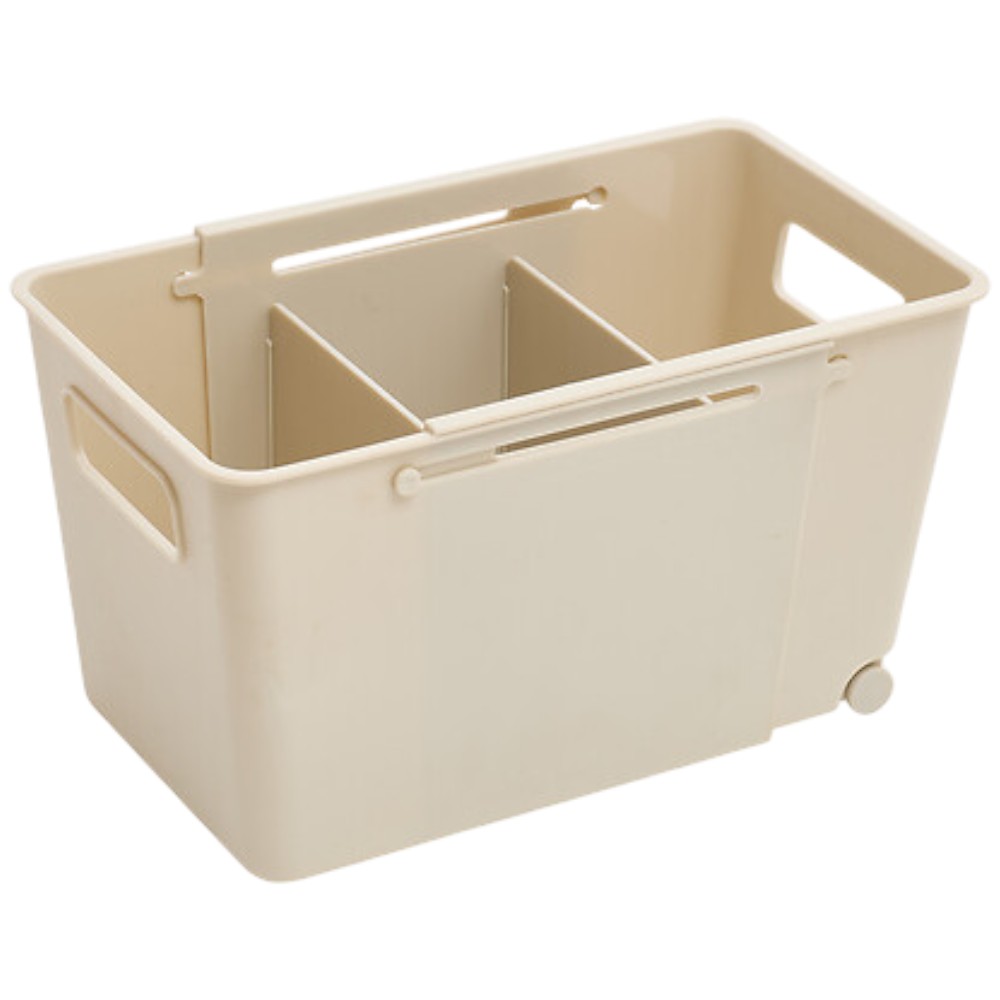 5five-stora-expandable-storage-organiser-with-dividers-clay-38-5cm