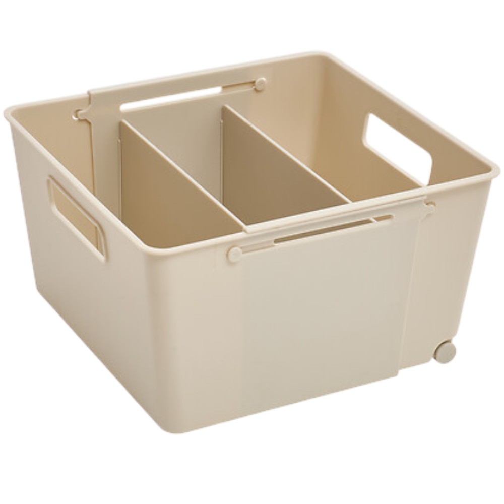 5five-stora-large-expandable-storage-organiser-with-dividers-clay-38-5cm