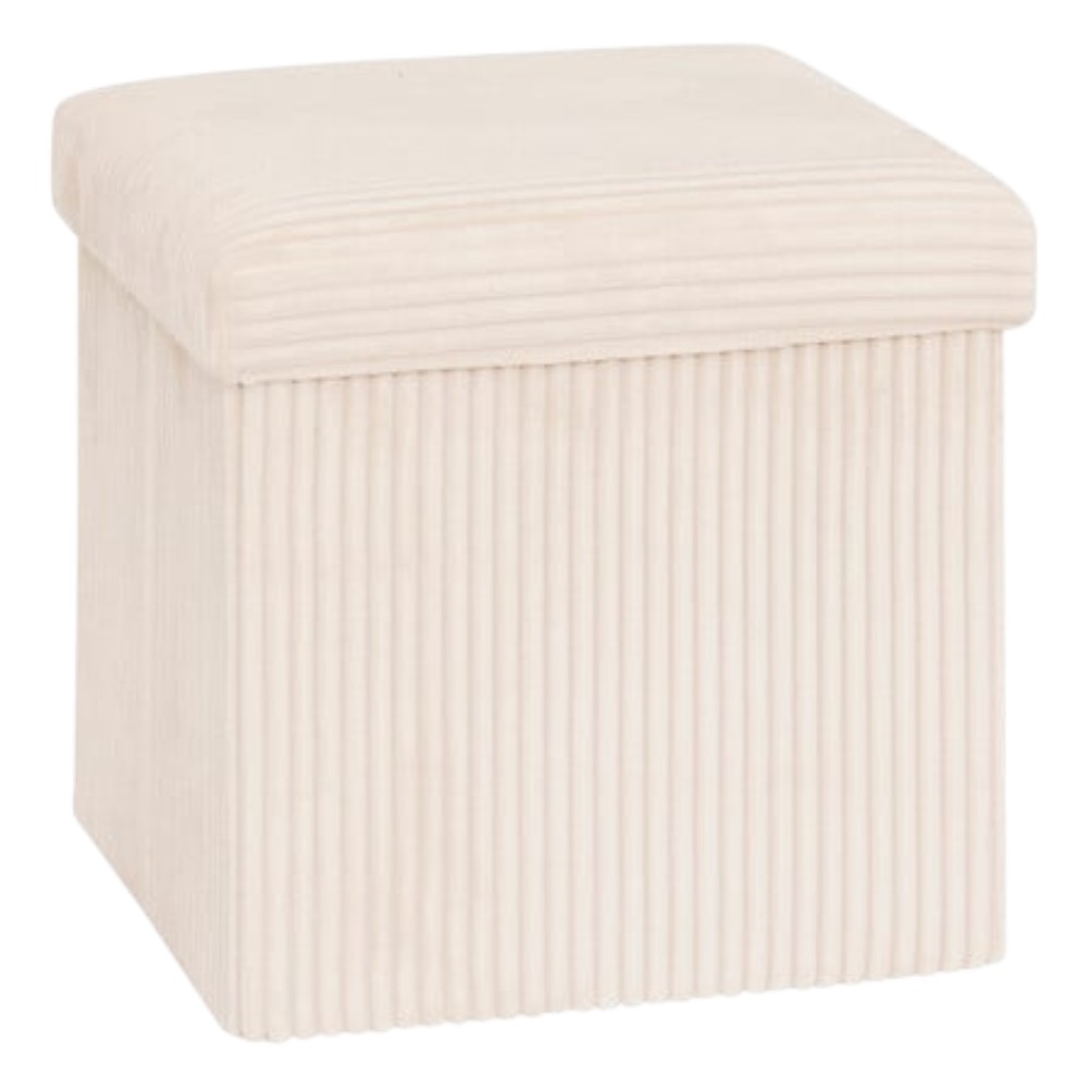 atmosphera-arum-foldable-storage-pouffe-corduroy-ivory-38-cm