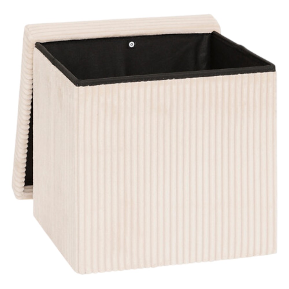 atmosphera-arum-foldable-storage-pouffe-corduroy-ivory-38-cm