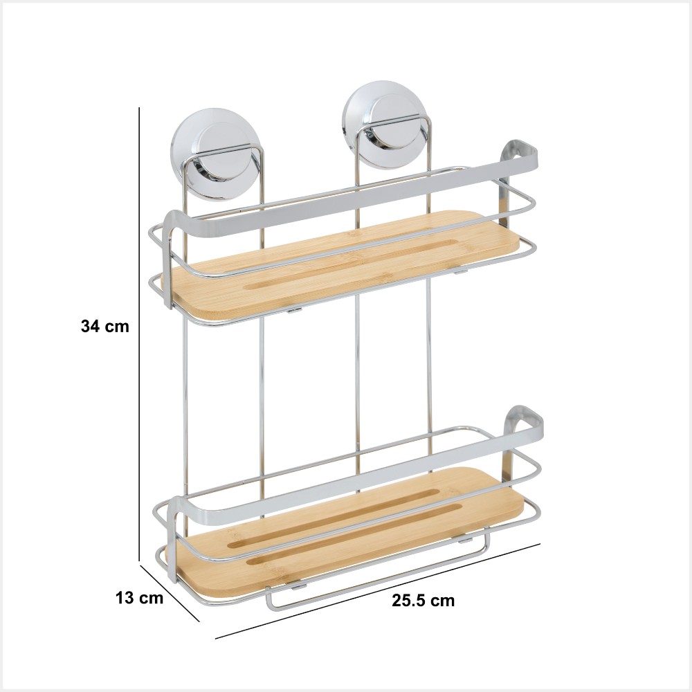 5five-2-level-servitor-suction-rectangular-shower-2-shelves-venterra