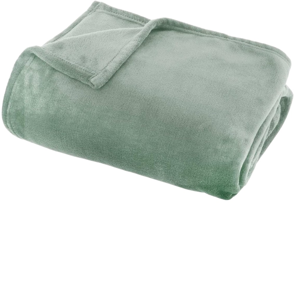 atmosphera-green-flannel-throw-180x130cm