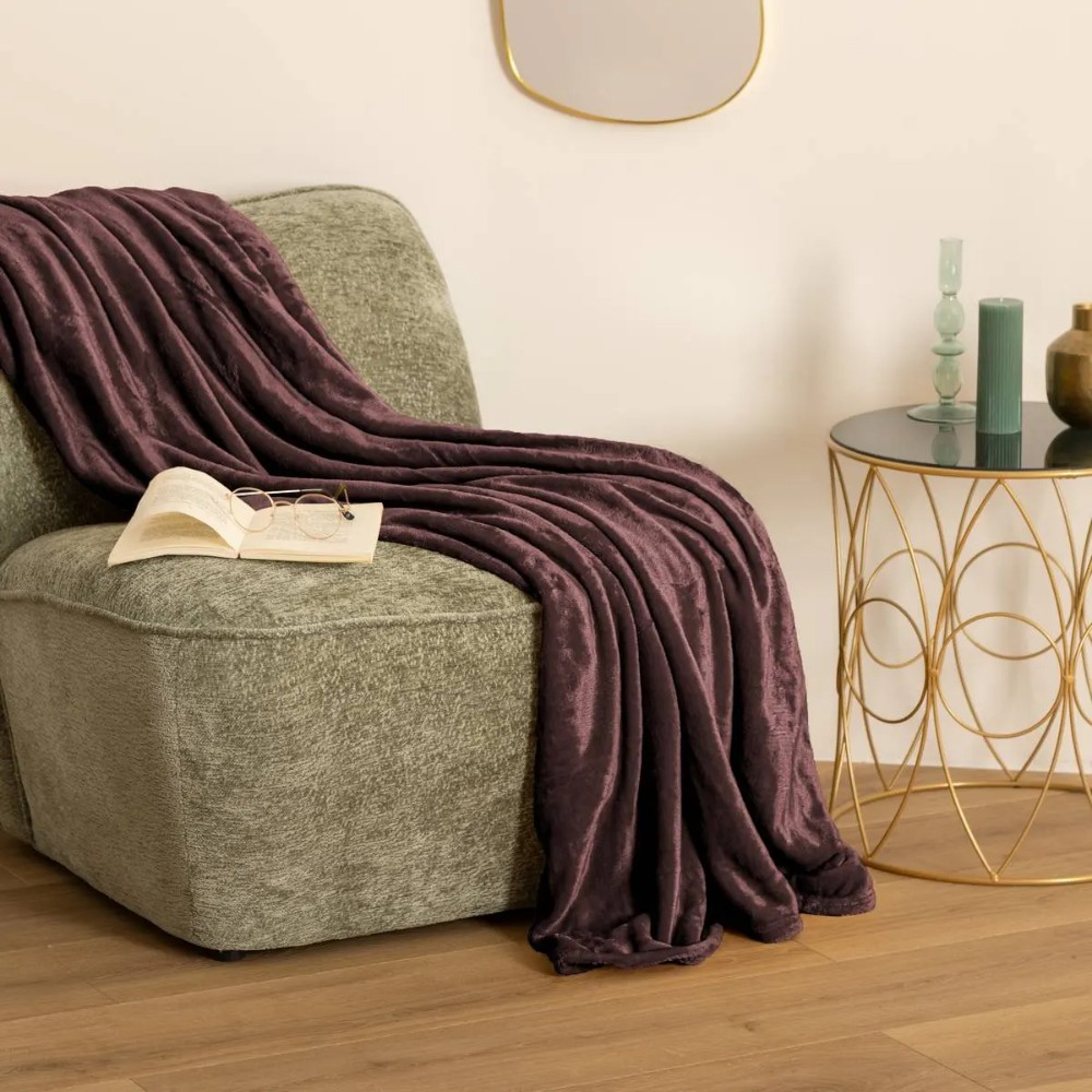 atmosphera-blanket-throw-over-ollis-flanel-mauve-180-cm-x-230-cm