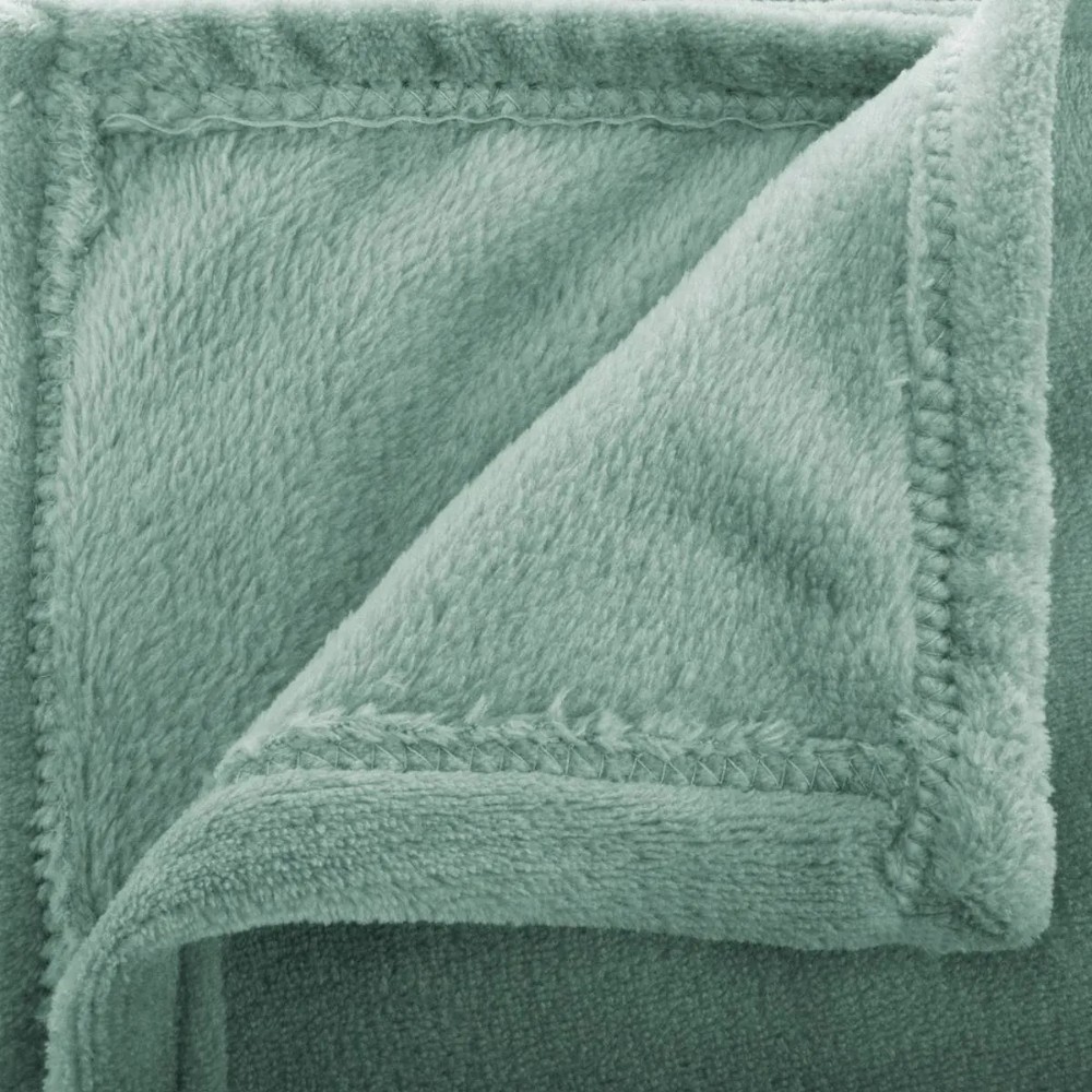 atmosphera-blanket-throw-over-ollis-flanel-celadon-180-cm-x-230-cm