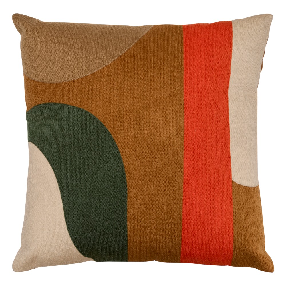 atmosphera-caramel-brown-cushion-45x45cm