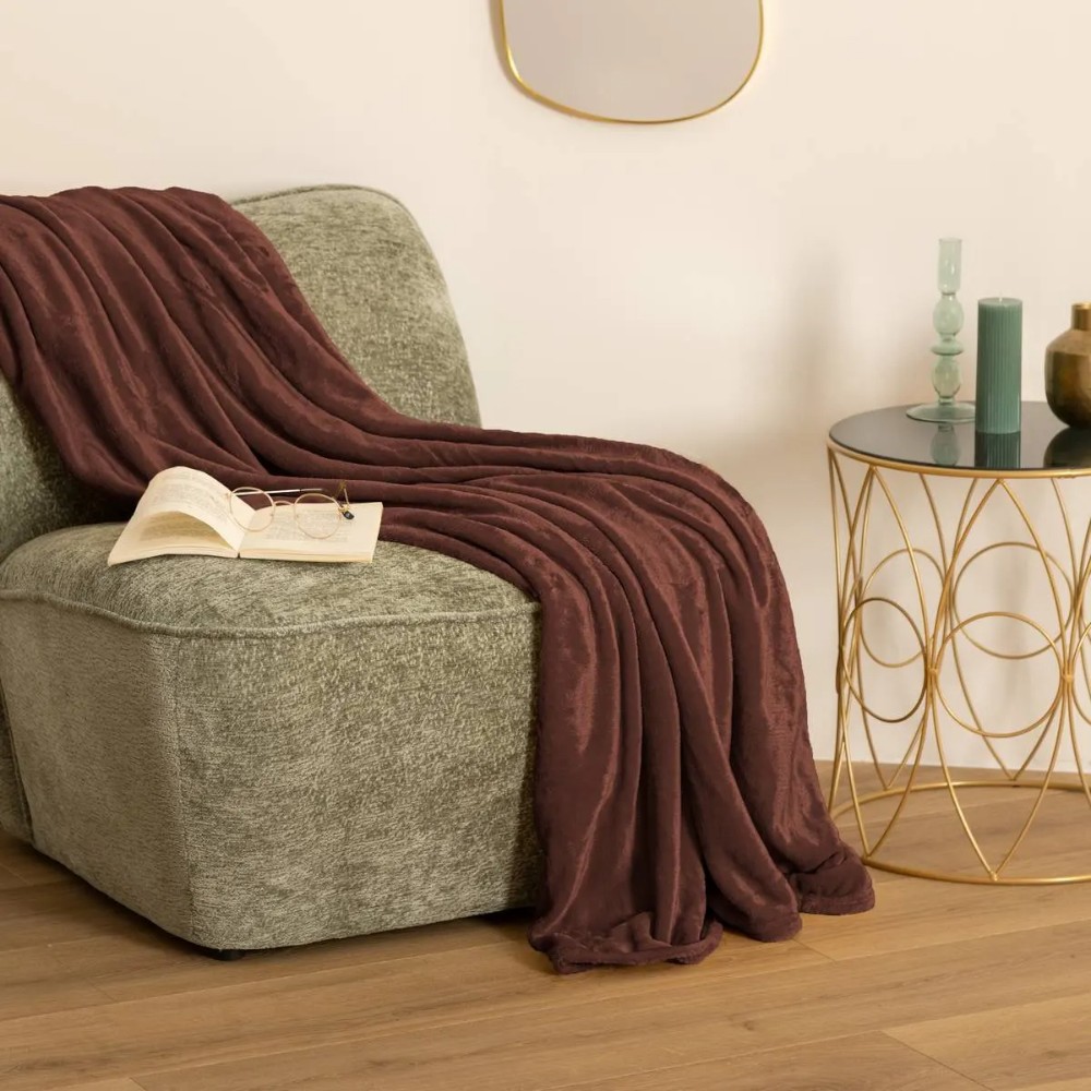 atmosphera-blanket-throw-over-ollis-flanel-brown-180-cm-x-230-cm