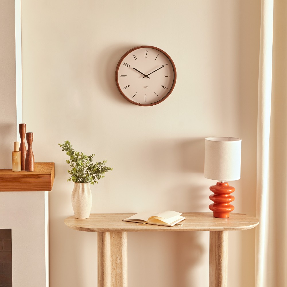 atmosphera-wall-clock-bratislav-plastic-with-wood-effect-frame-35-cm