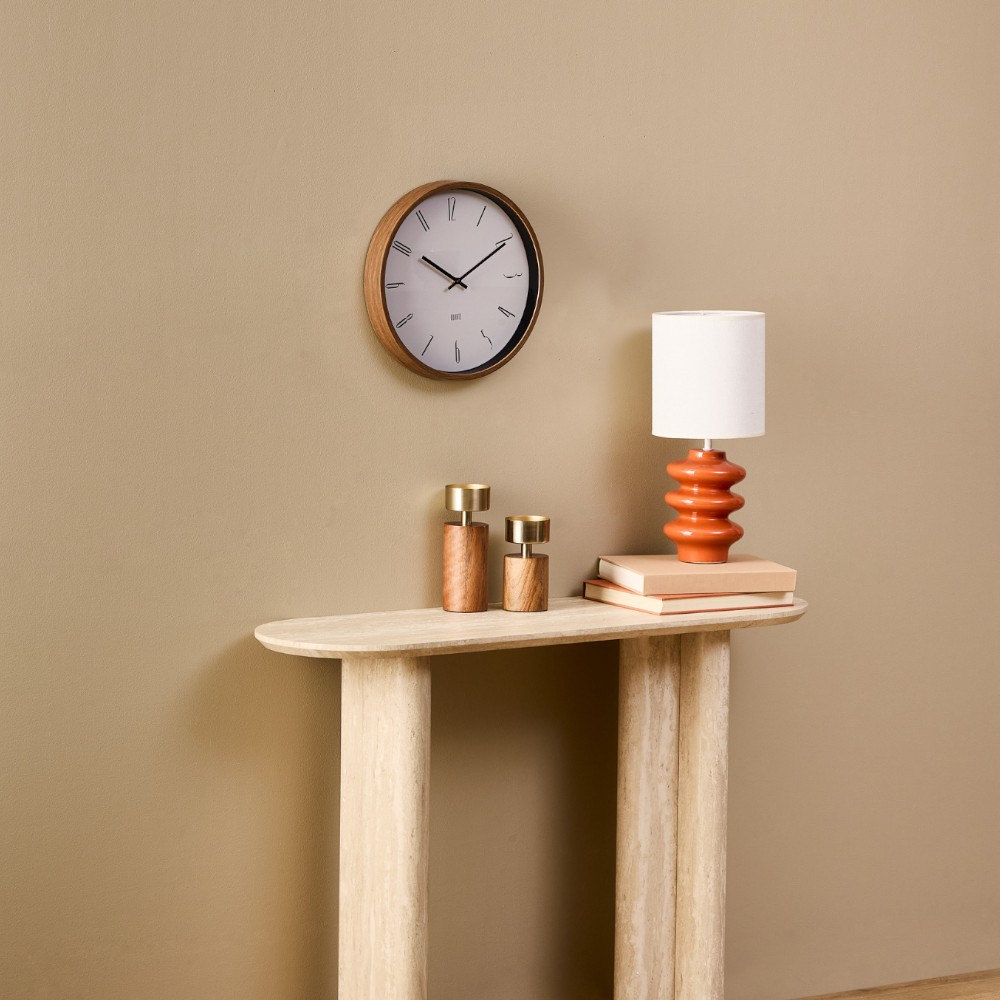 atmosphera-wall-clock-bratislav-plastic-with-wood-effect-frame-35-cm