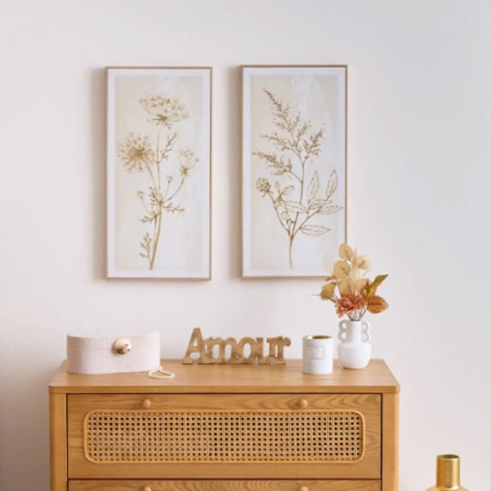 atmosphera-canvas-3d-beryl-white-with-gold-aluminium-effect-30-cm-x-60-cm-2-assorted-designs