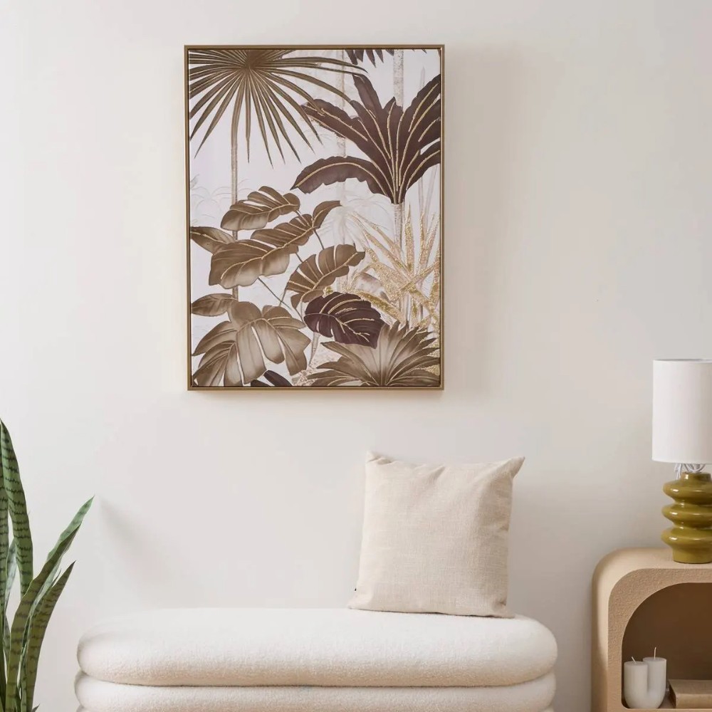 atmosphera-canvas-3d-shirley-brown-with-gold-aluminium-effect-60-cm-x-80-cm