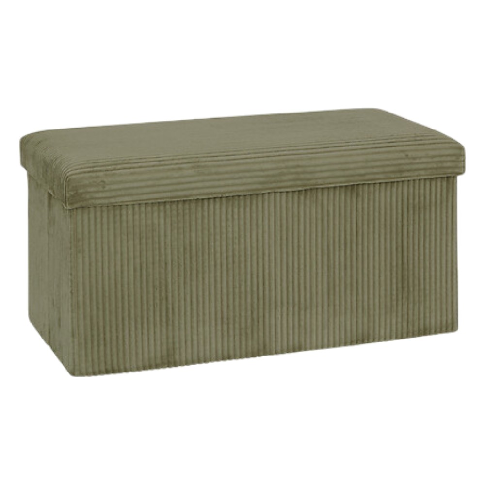 double-folding-corduroy-storage-pouf-76-x-38cm-khaki-green