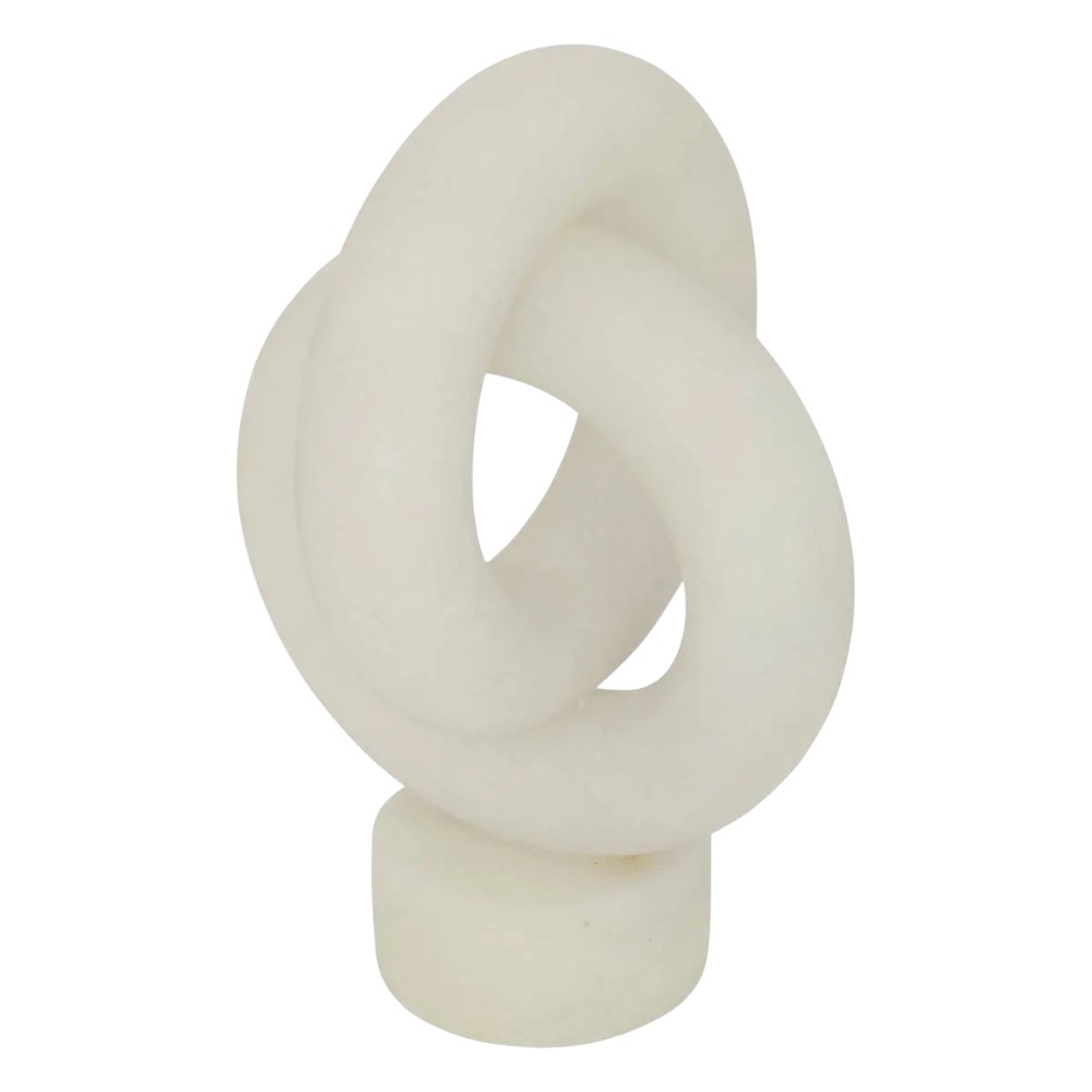 atmosphera-statue-object-louan-resin-white-30-cm