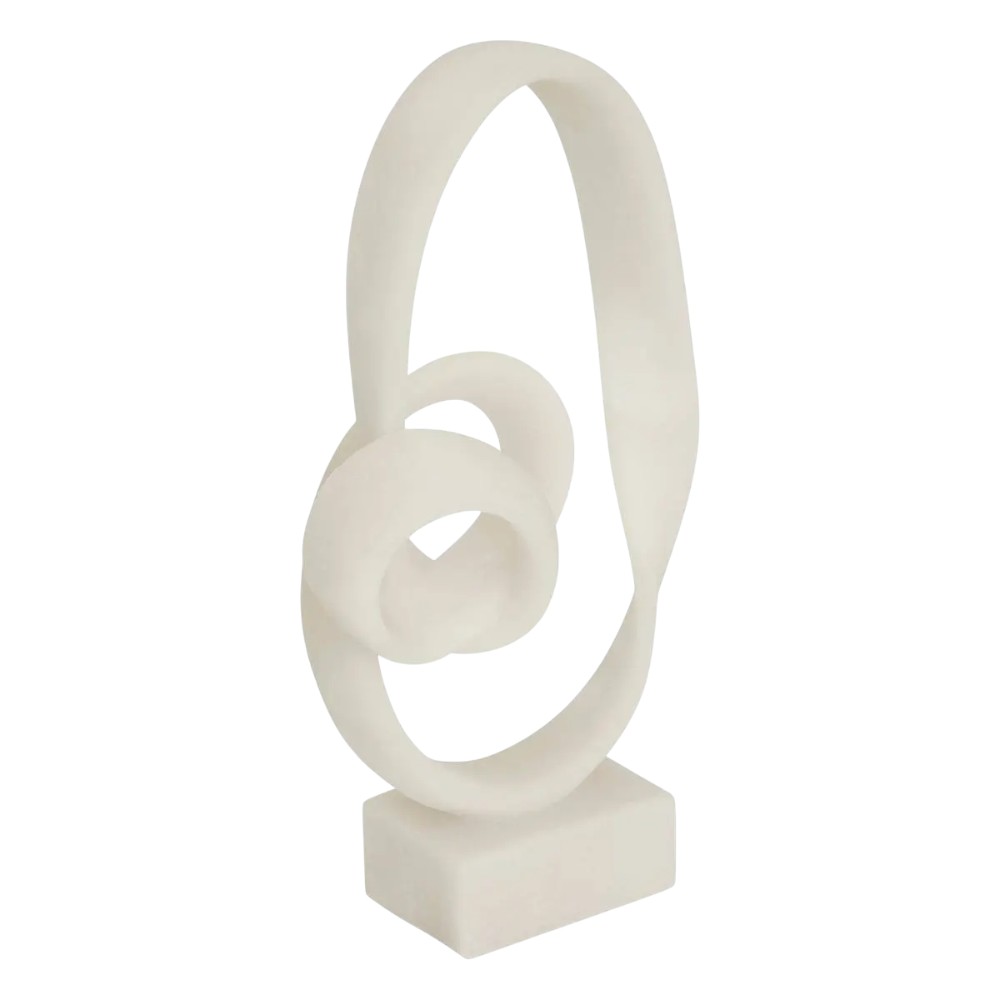 atmosphera-statue-object-louan-resin-white-45-cm