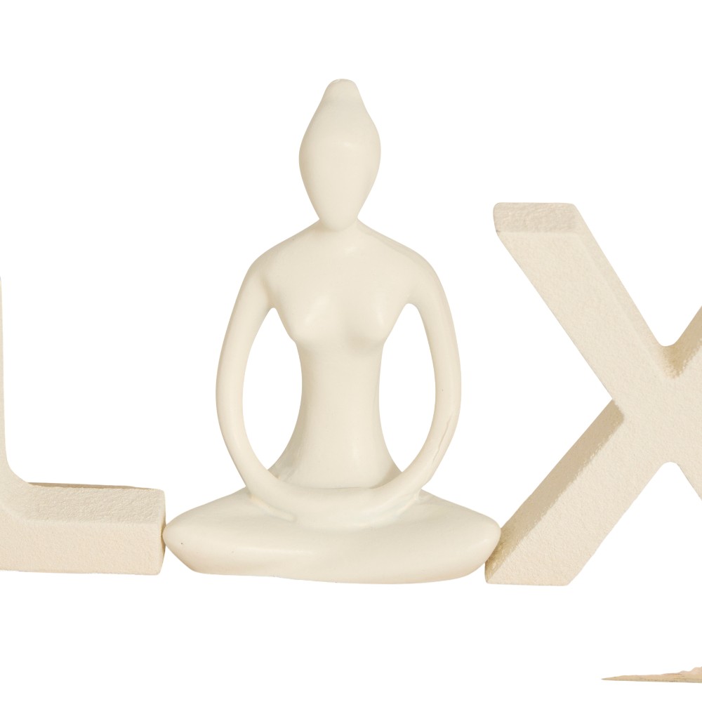 atmosphera-decorative-figurine-yogi-wood-word-relax-36-cm-x-6-cm-x-12-5-cm-2-assorted-colour