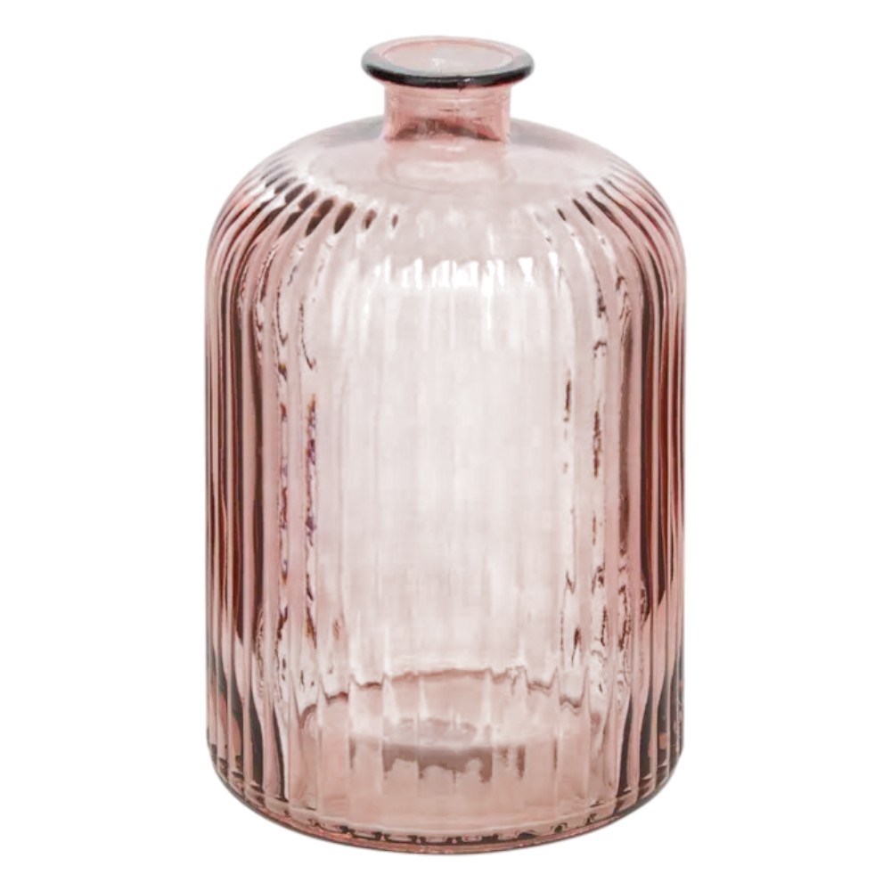 atmosphera-pink-recycled-vase-luz-h-23-cm