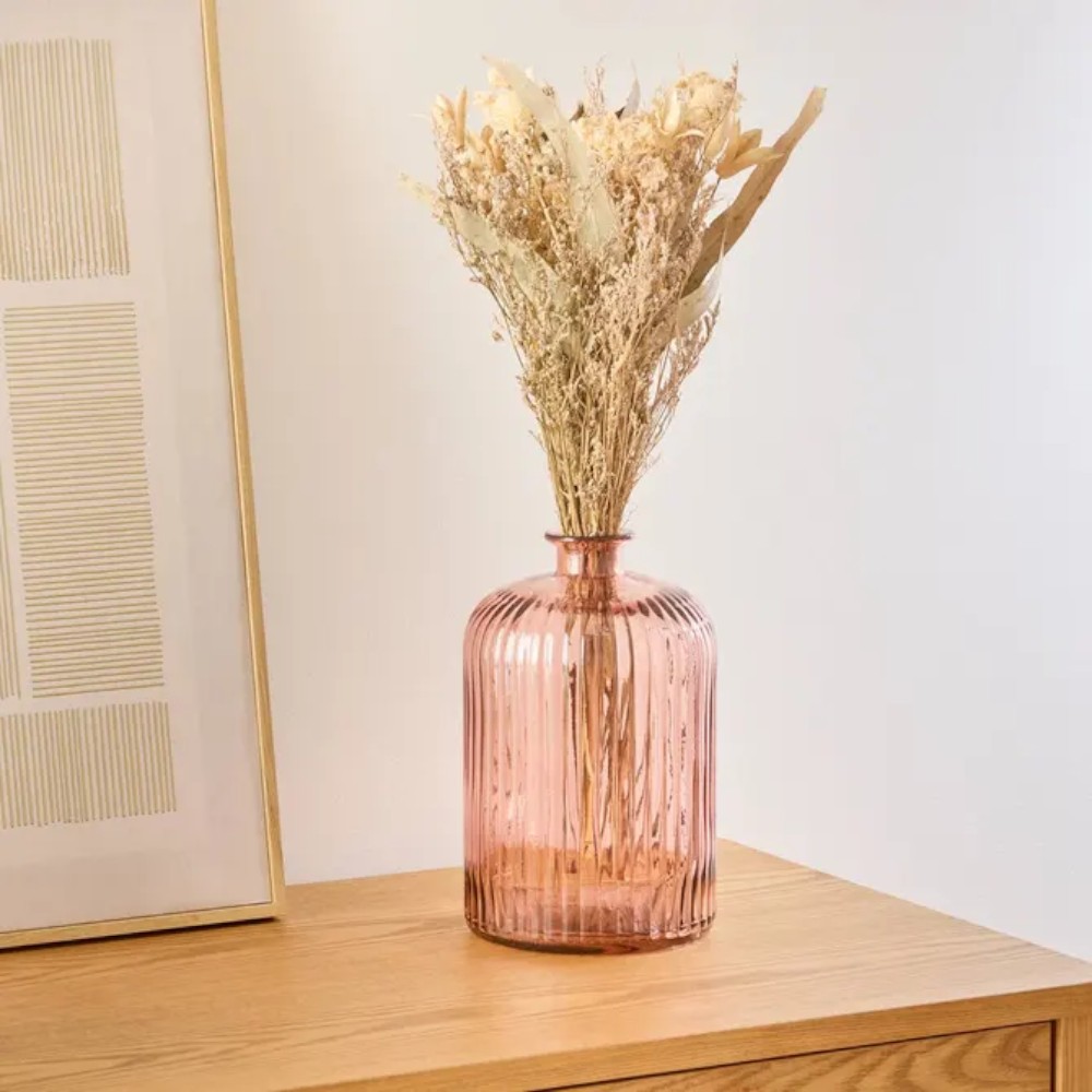 atmosphera-pink-recycled-vase-luz-h-23-cm