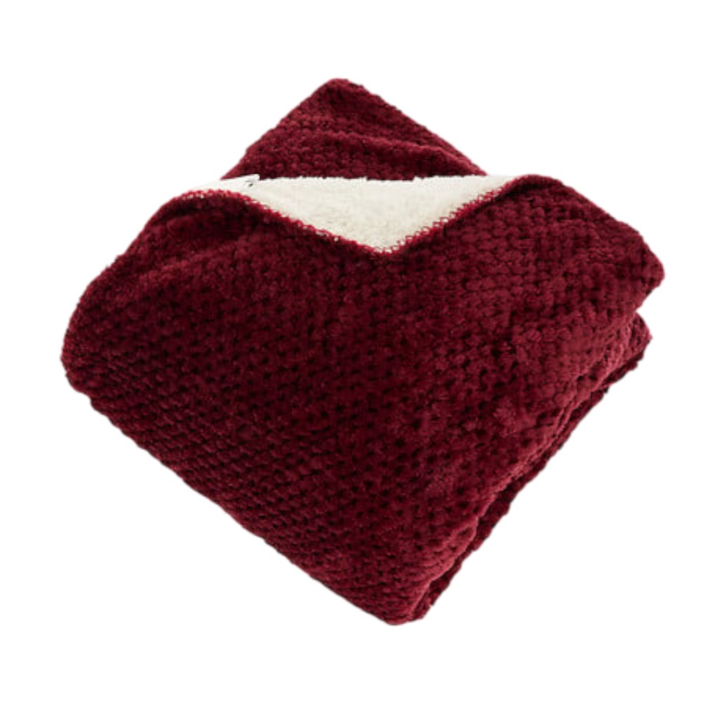 lyno-flannel-sherpa-throw-garnet-red-130-×-170-cm
