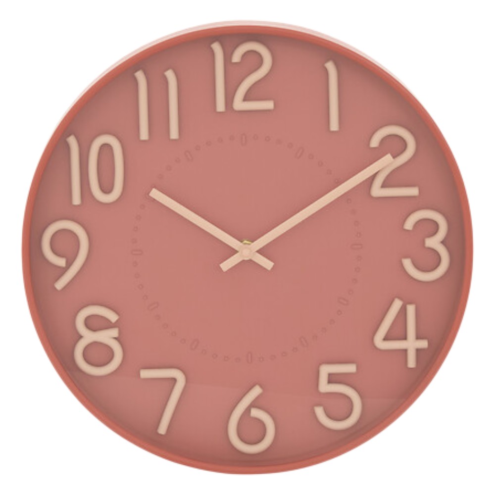 atelier-homy-wall-clock-30cm-red