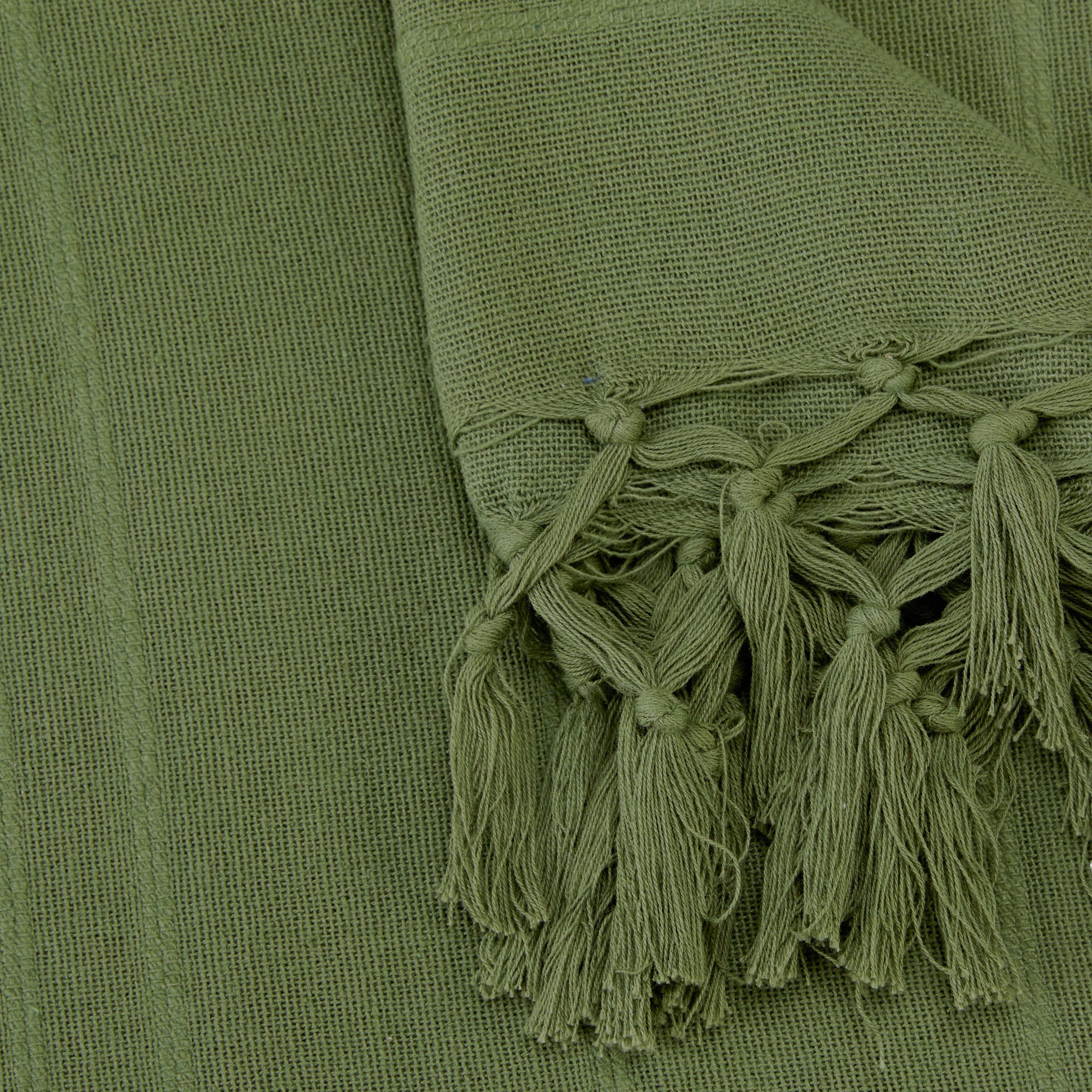 atmosphera-bedspread-anjali-olive-green-160-cm-x-220-cm