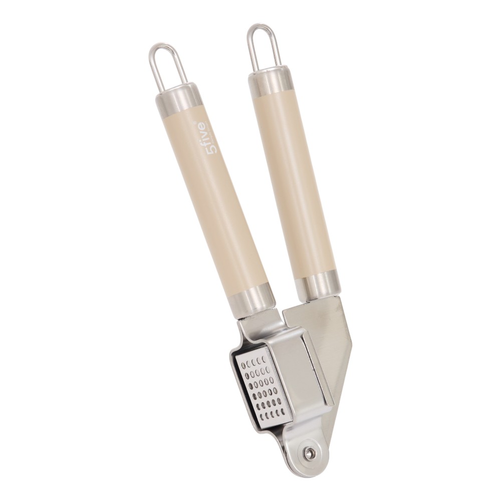 5five-solstice-stainless-steel-garlic-press