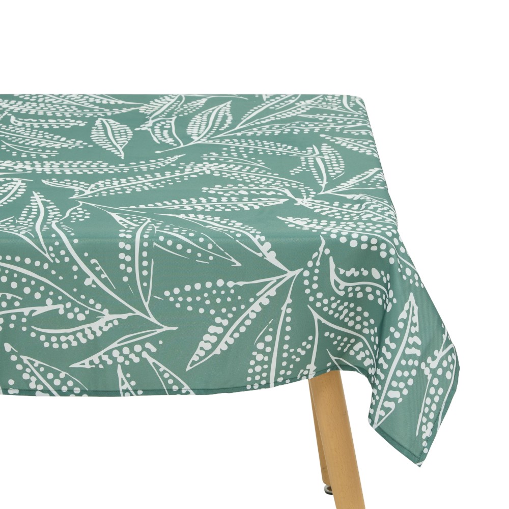 atmosphera-tablecloth-anti-stain-tropical-green-leaf-print-140-cm-x-240-cm
