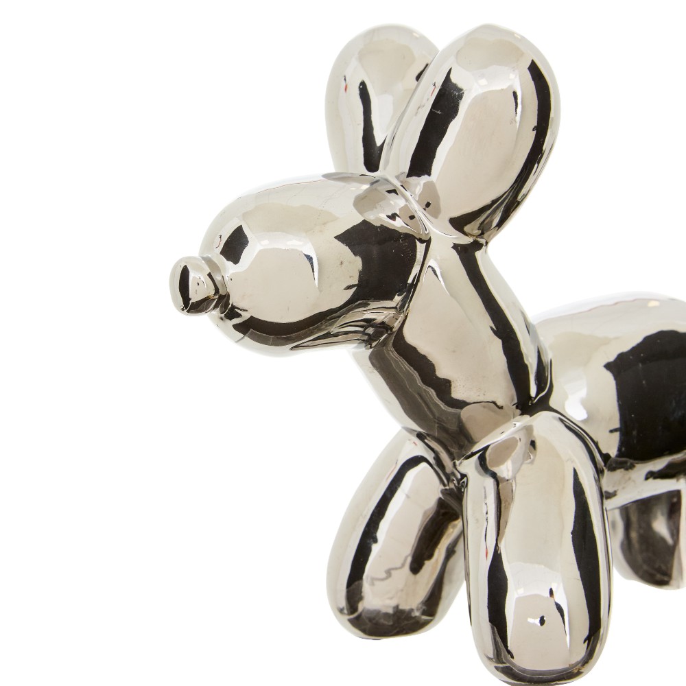 atmosphera-decorative-ornament-dog-theo-ceramic-h-13-5-silver