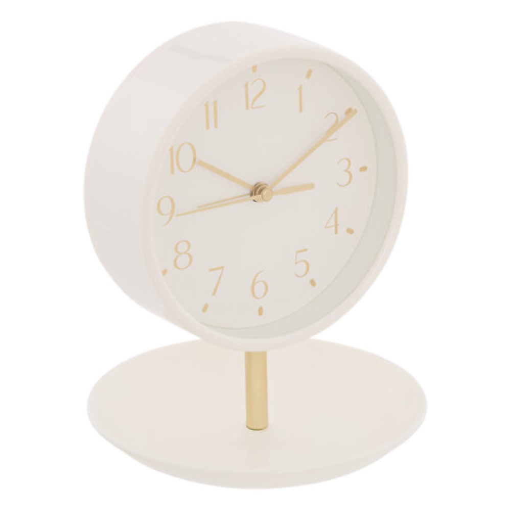 atmosphera-dany-alarm-clock-with-storage-tray-assorted-17-cm