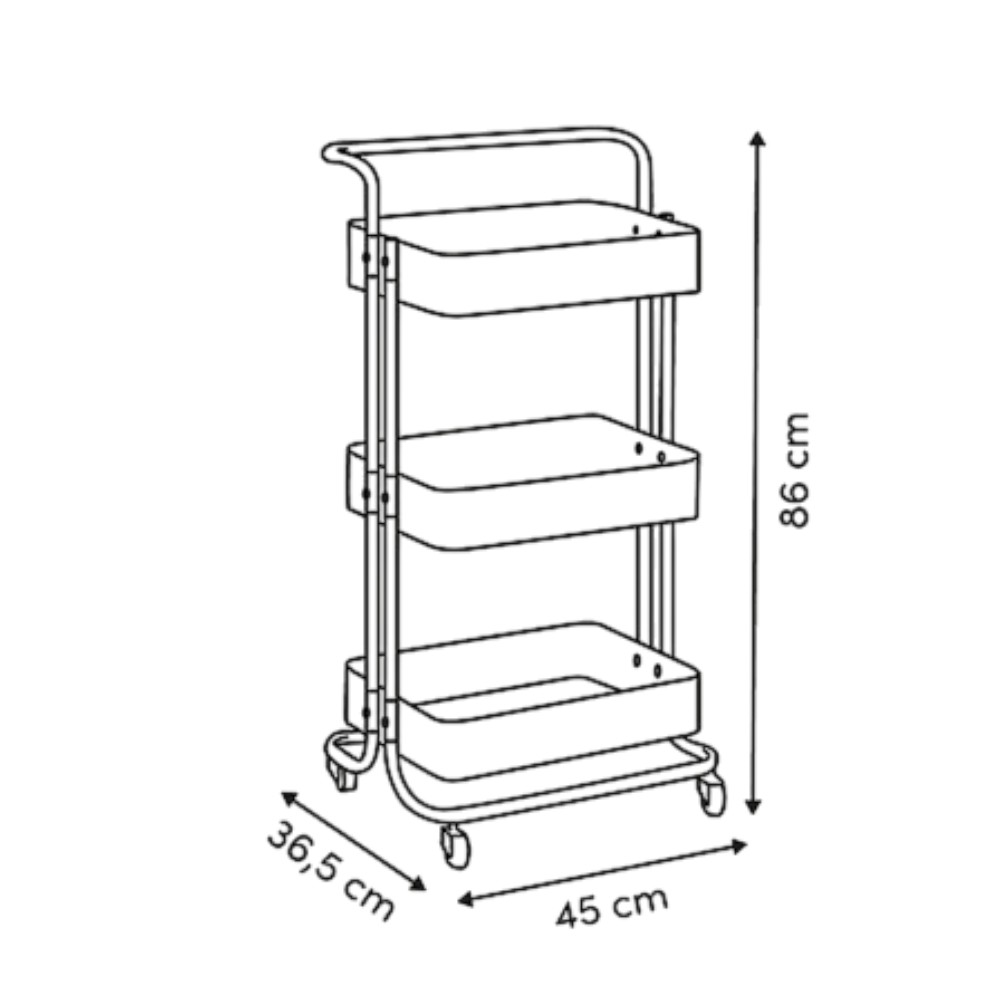 trolley-on-wheels-color-edition-3-levels-clay-metal-five