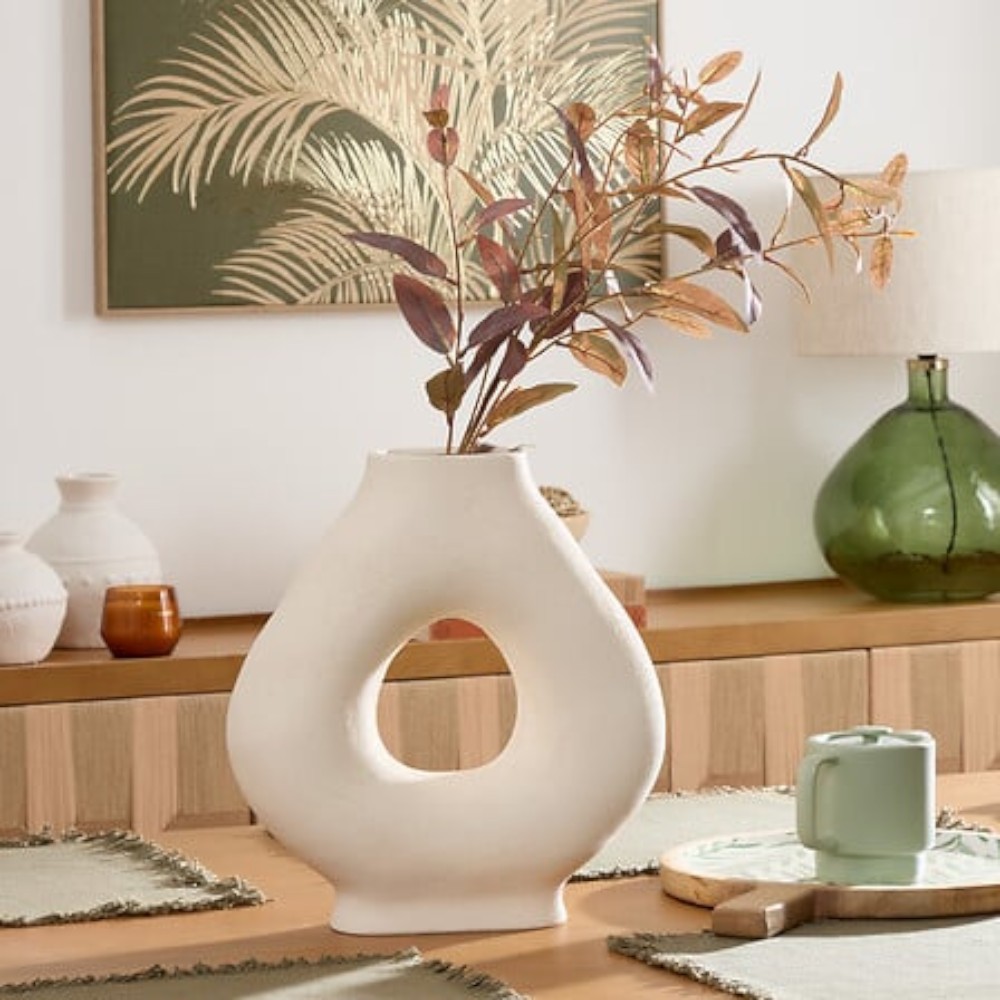 atmosphera-brea-circle-ceramic-vase-white-33-cm