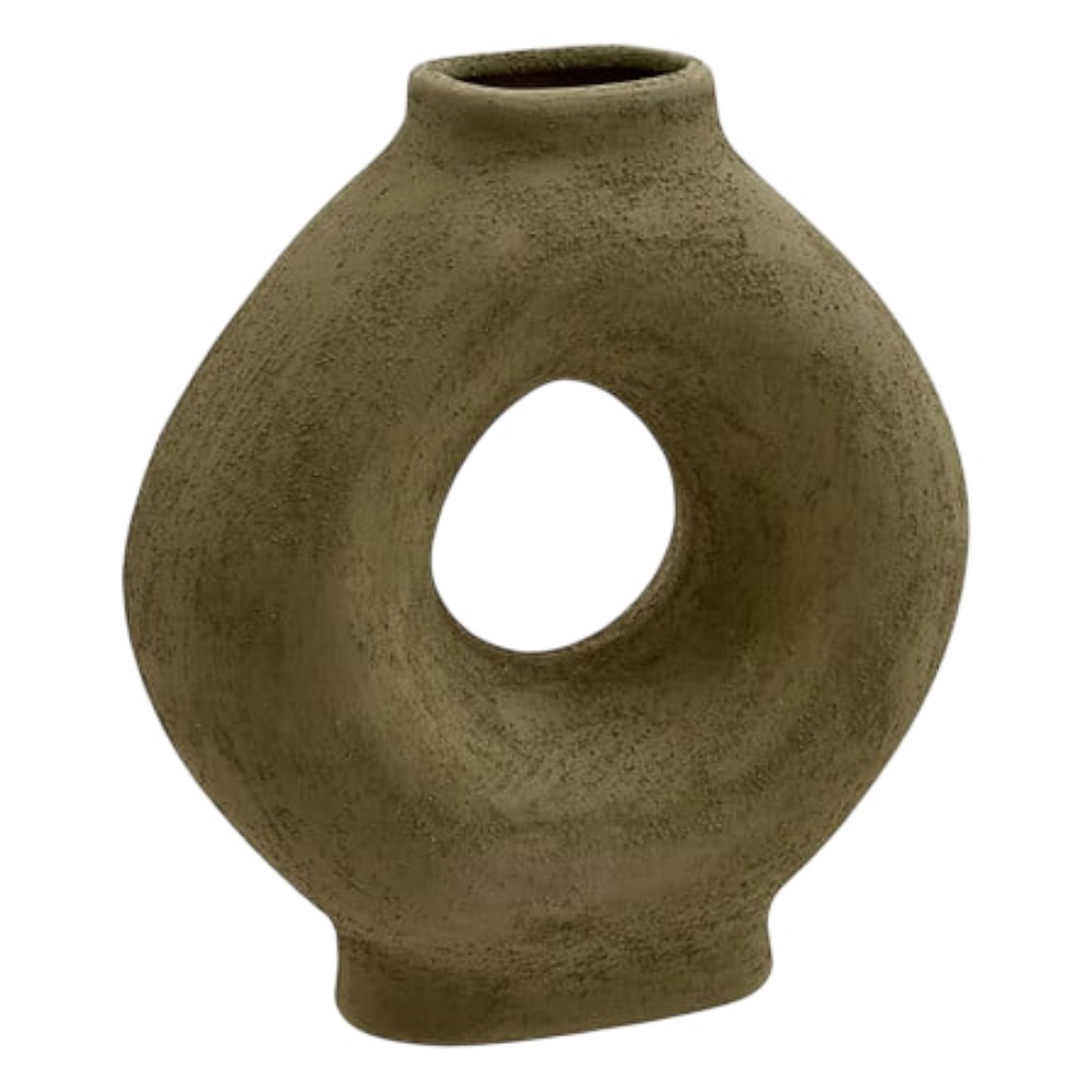 atmosphera-brea-circle-ceramic-vase-green-23-cm