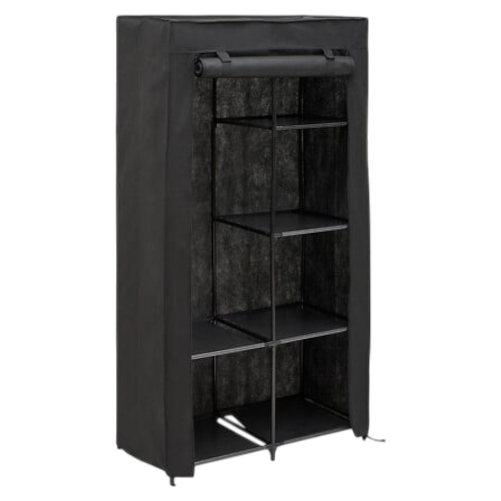 dressy-fabric-wardrobe-with-hanging-rail-and-4-shelves