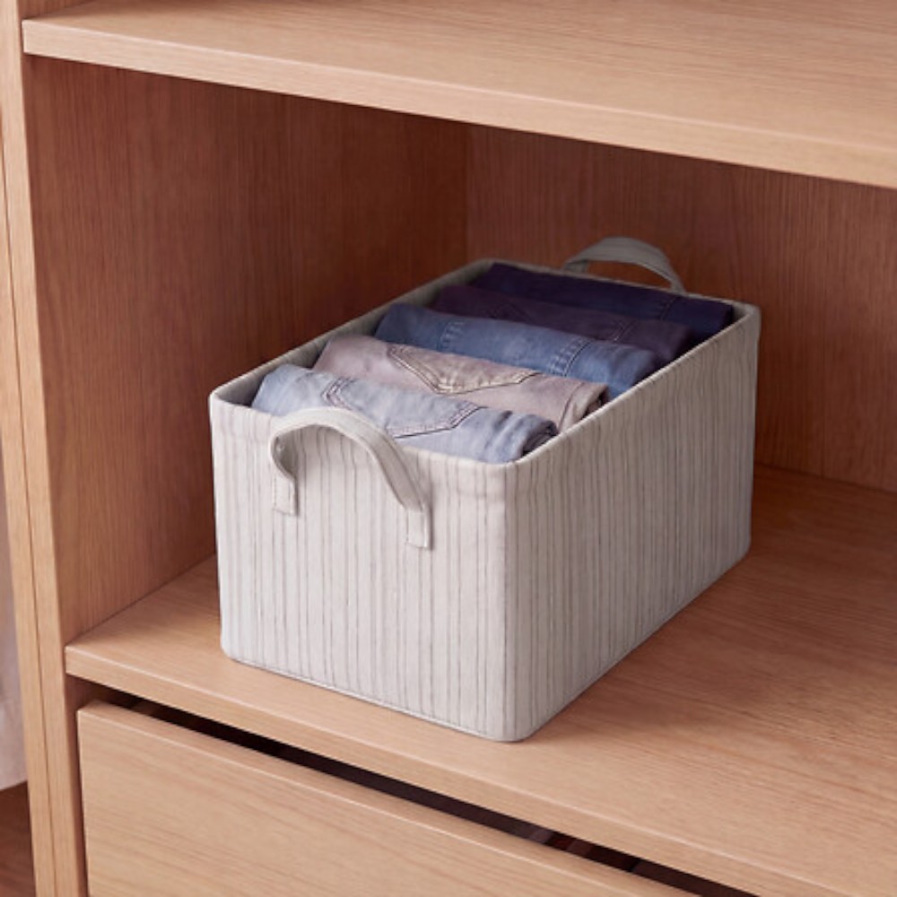 5five-silnea-foldable-storage-basket-with-handles-linen-beige-35cm