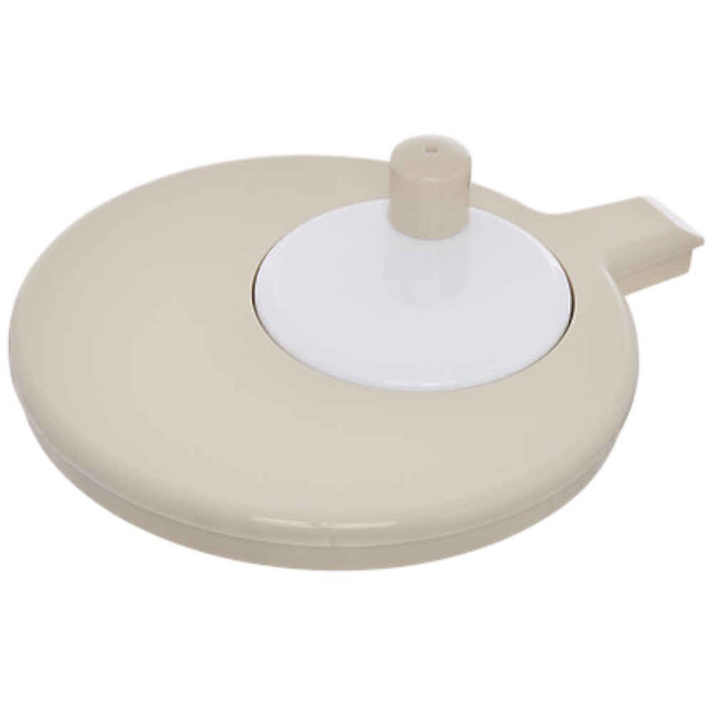 5five-poly-mini-manual-salad-spinner-with-measuring-jug-clay-2-5l