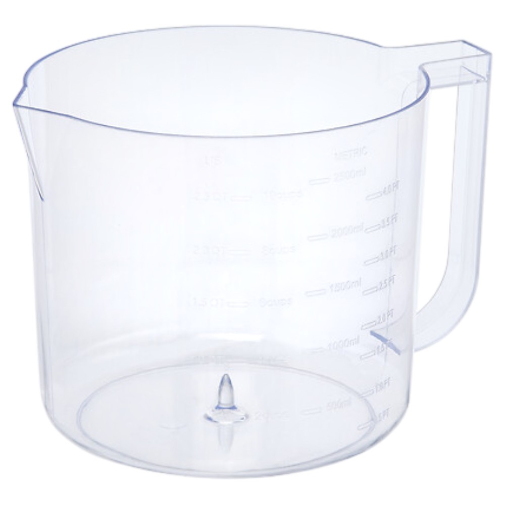 5five-poly-mini-manual-salad-spinner-with-measuring-jug-clay-2-5l