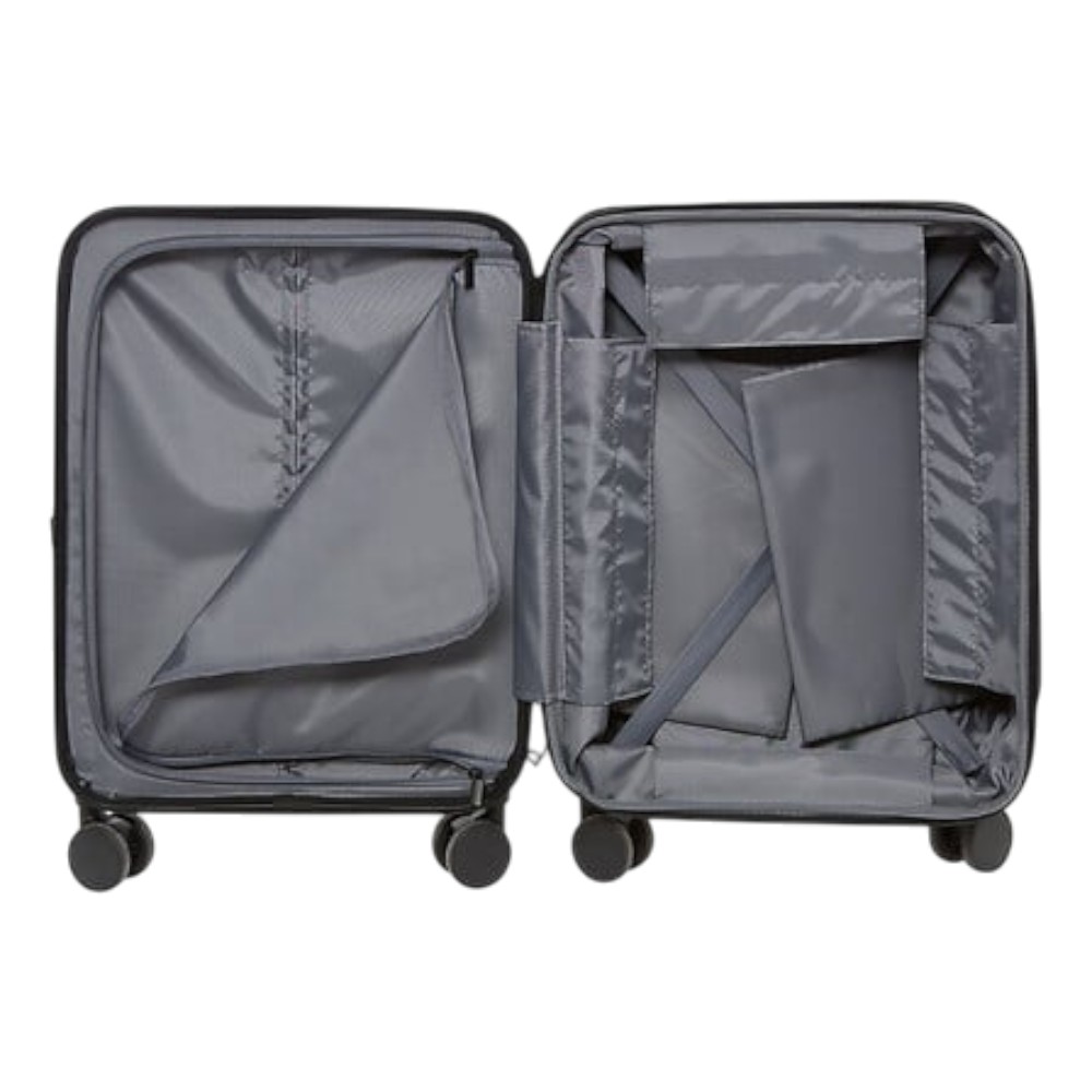foldable-cabin-suitcase-with-8-wheels-40-l-black