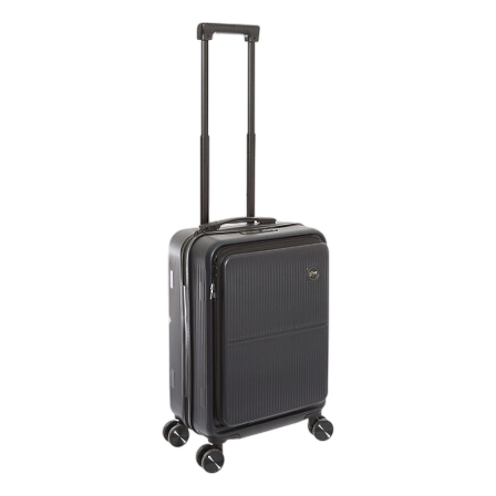 front-opening-cabin-suitcase-with-8-wheels-40-l-black