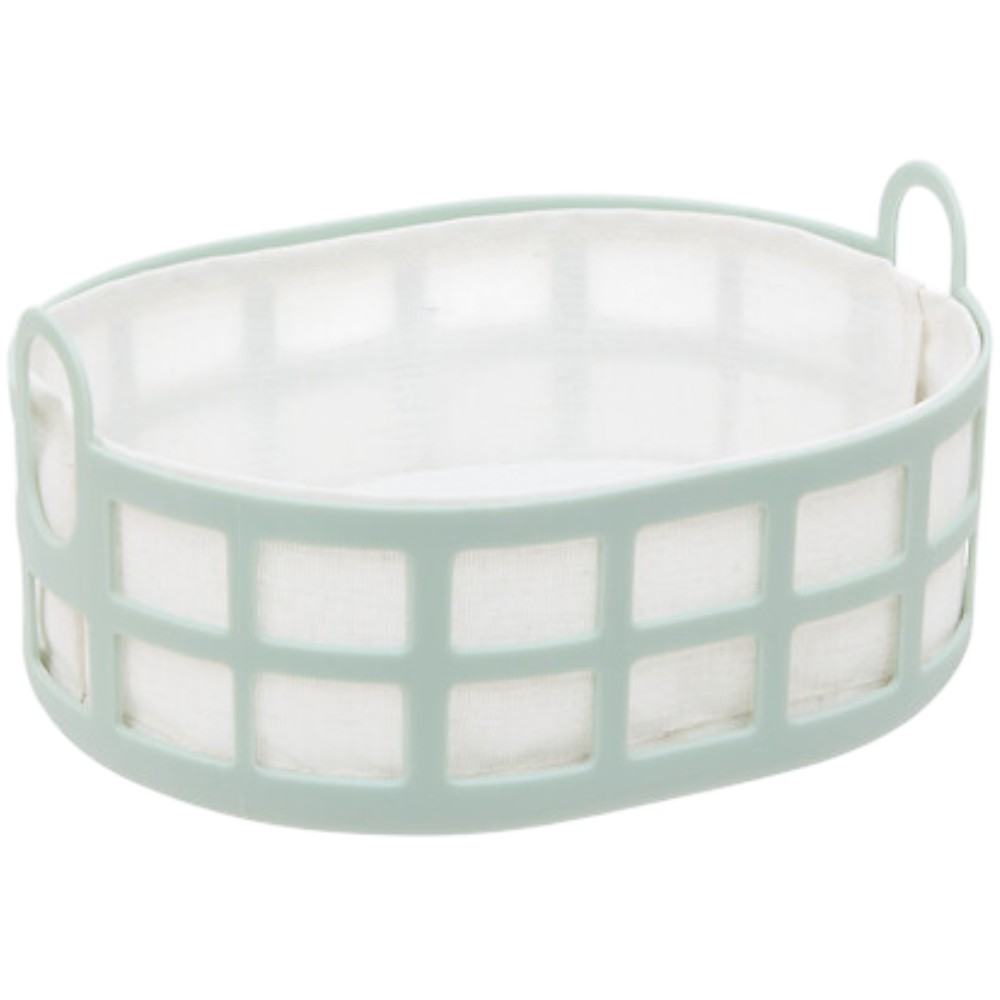 poly-bread-basket-with-washable-liner-green