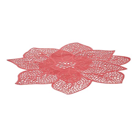flower-placemat-diameter-44-cm-red-polyvinyl-chloride