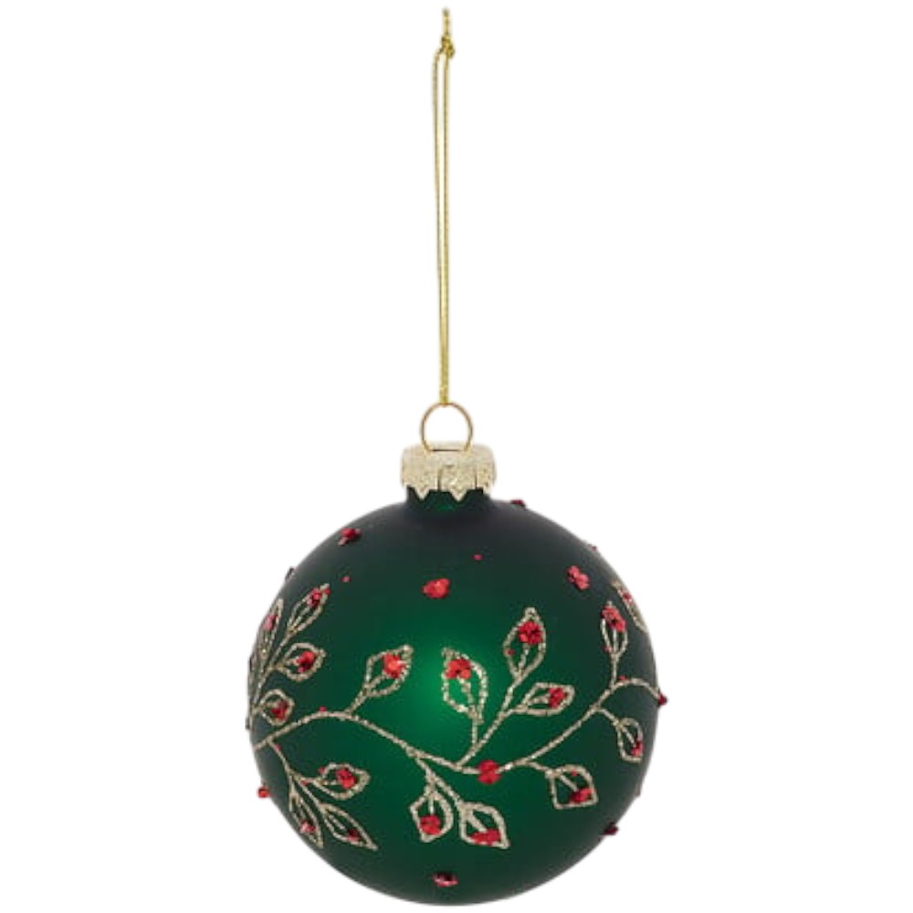 christmas-branch-glass-bauble-matte-green-ø8-cm