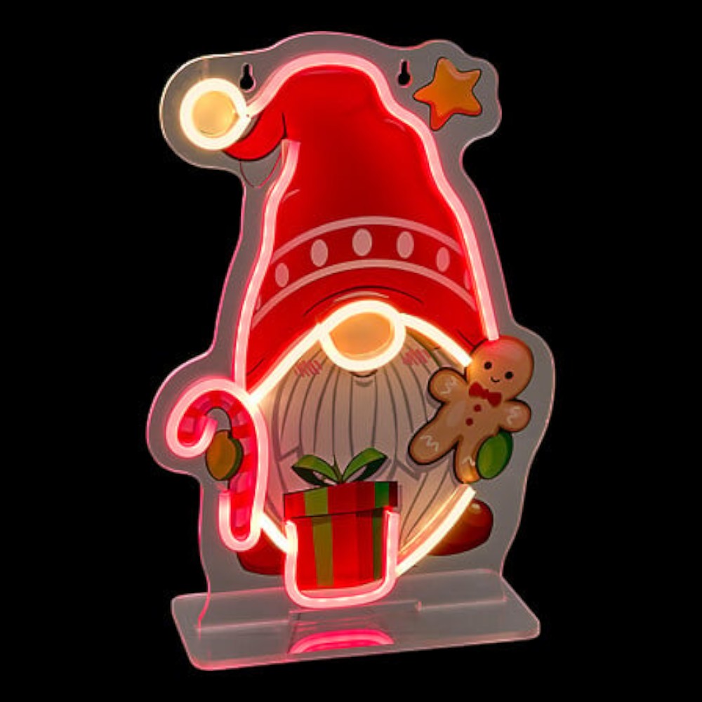 led-neon-gnome-height-33-cm-usb-cable