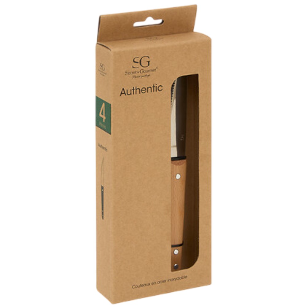 authentic-set-of-4-stainless-steel-steak-knives-with-beech-wood-handles