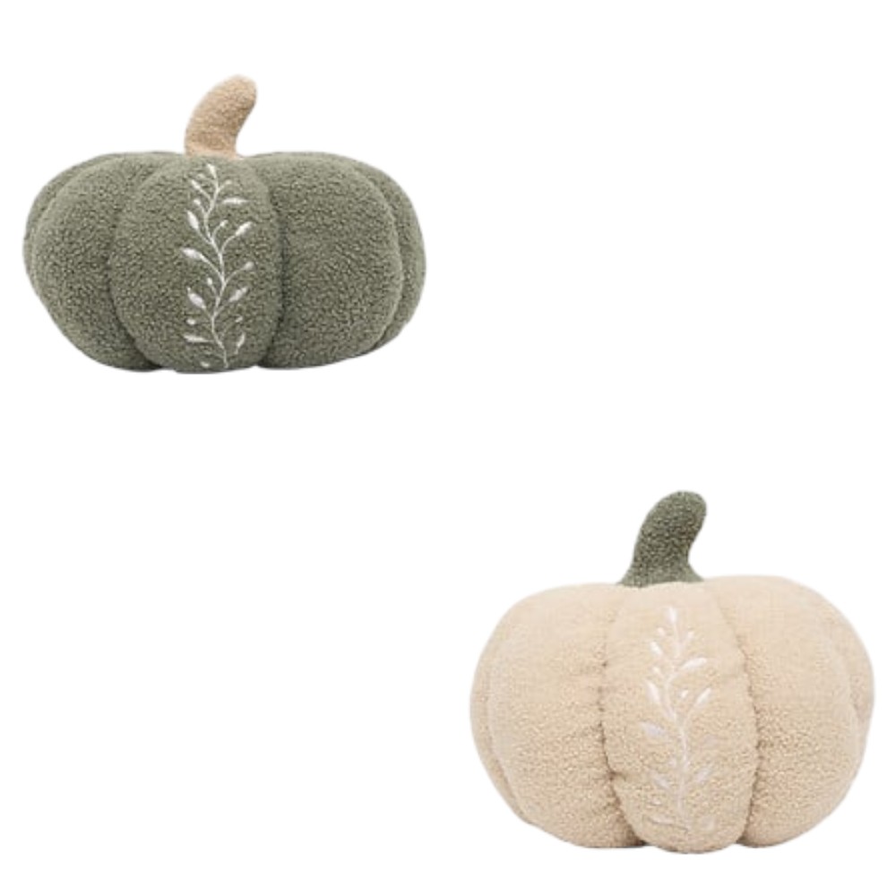 pumpkin-bouclé-embroidered-autumn-cushion-assorted