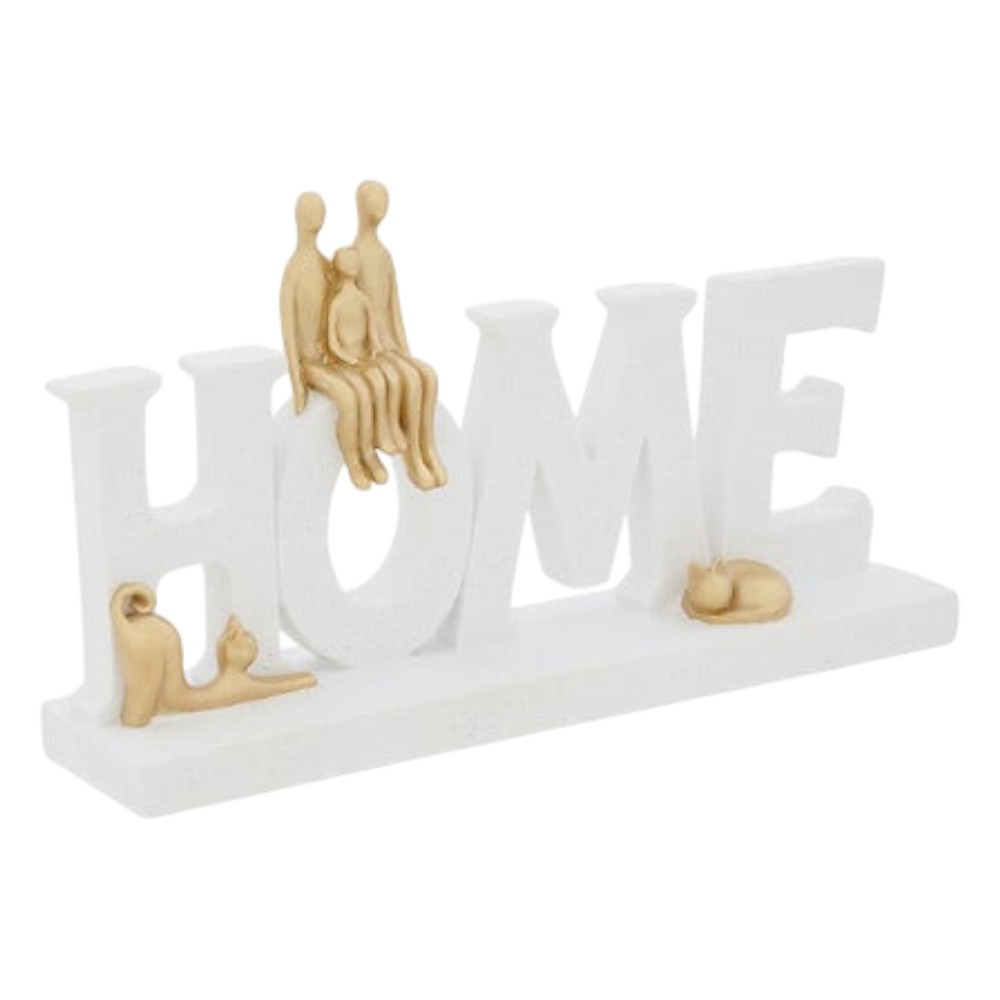colin-decorative-home-ornament-16cm-white-resin