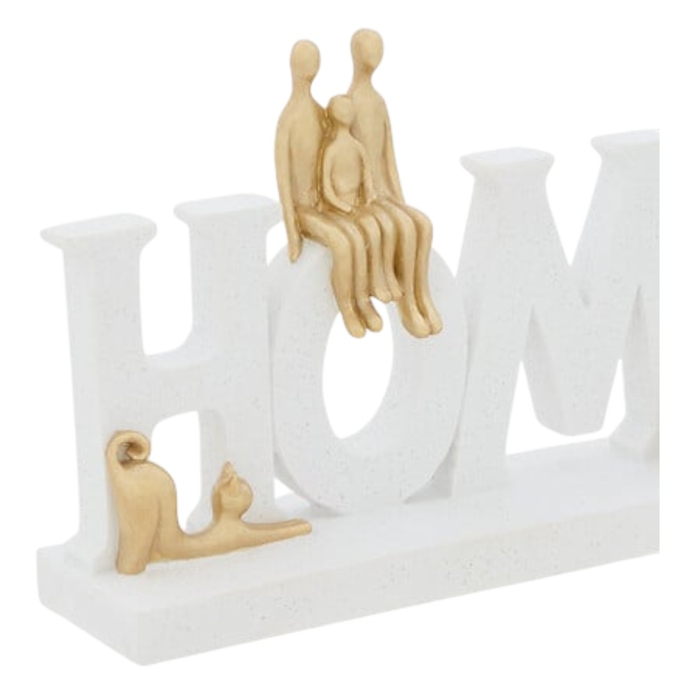 colin-decorative-home-ornament-16cm-white-resin