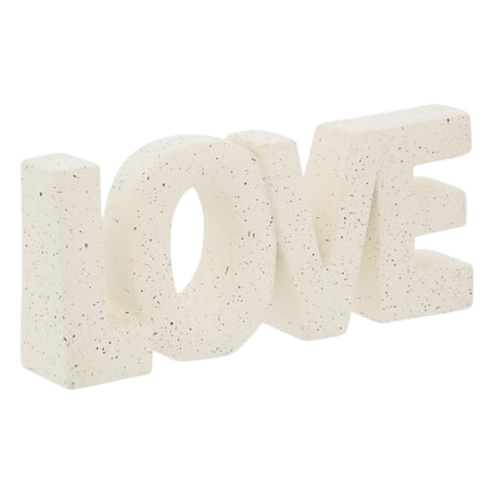 deniz-decorative-love-ornament-21cm-beige-resin