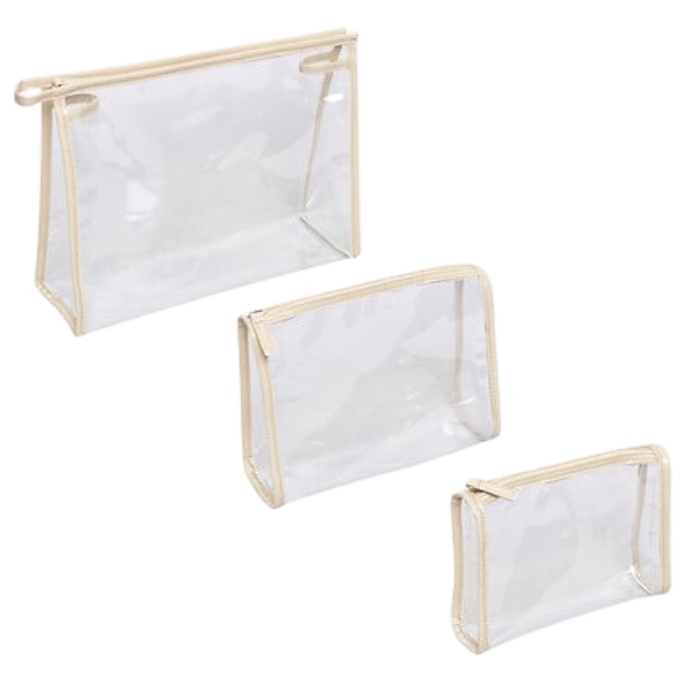 set-of-3-transparent-pvc-travel-pouches-assorted-colours