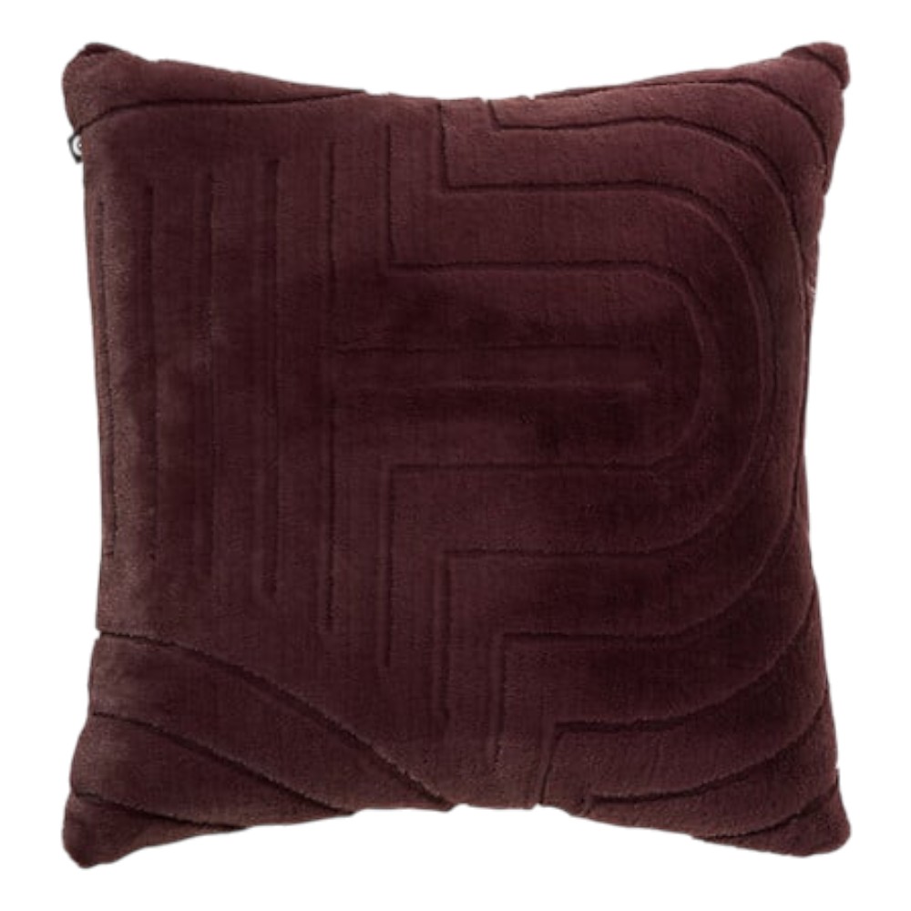 arka-jacquard-faux-fur-cushion-tonka-brown-45-×-45-cm