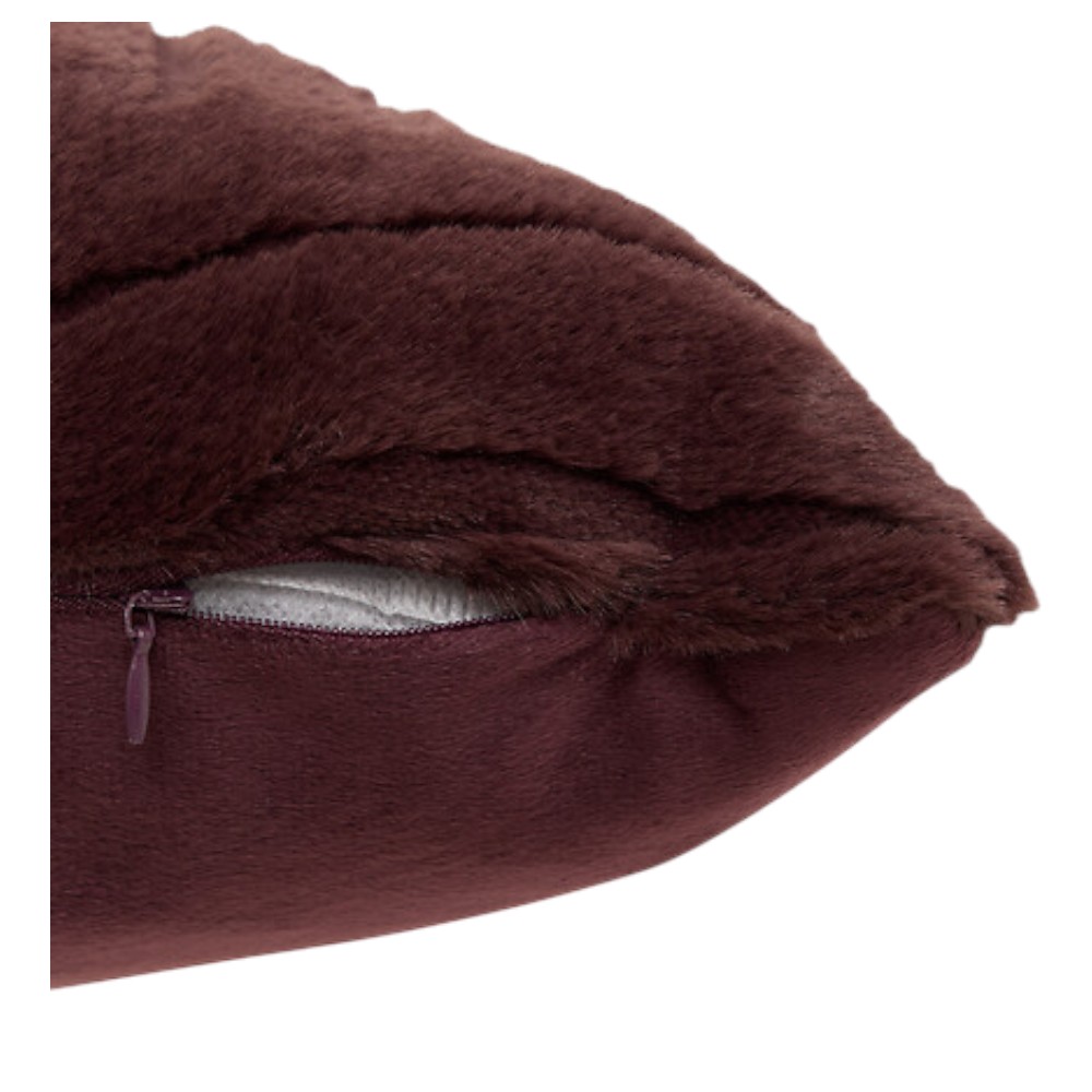 arka-jacquard-faux-fur-cushion-tonka-brown-45-×-45-cm