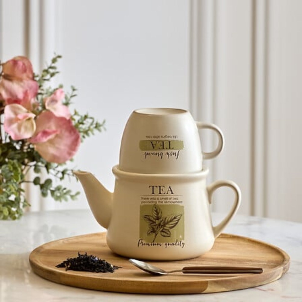 wellness-solo-stoneware-teapot-with-cup-and-filter-600ml-white